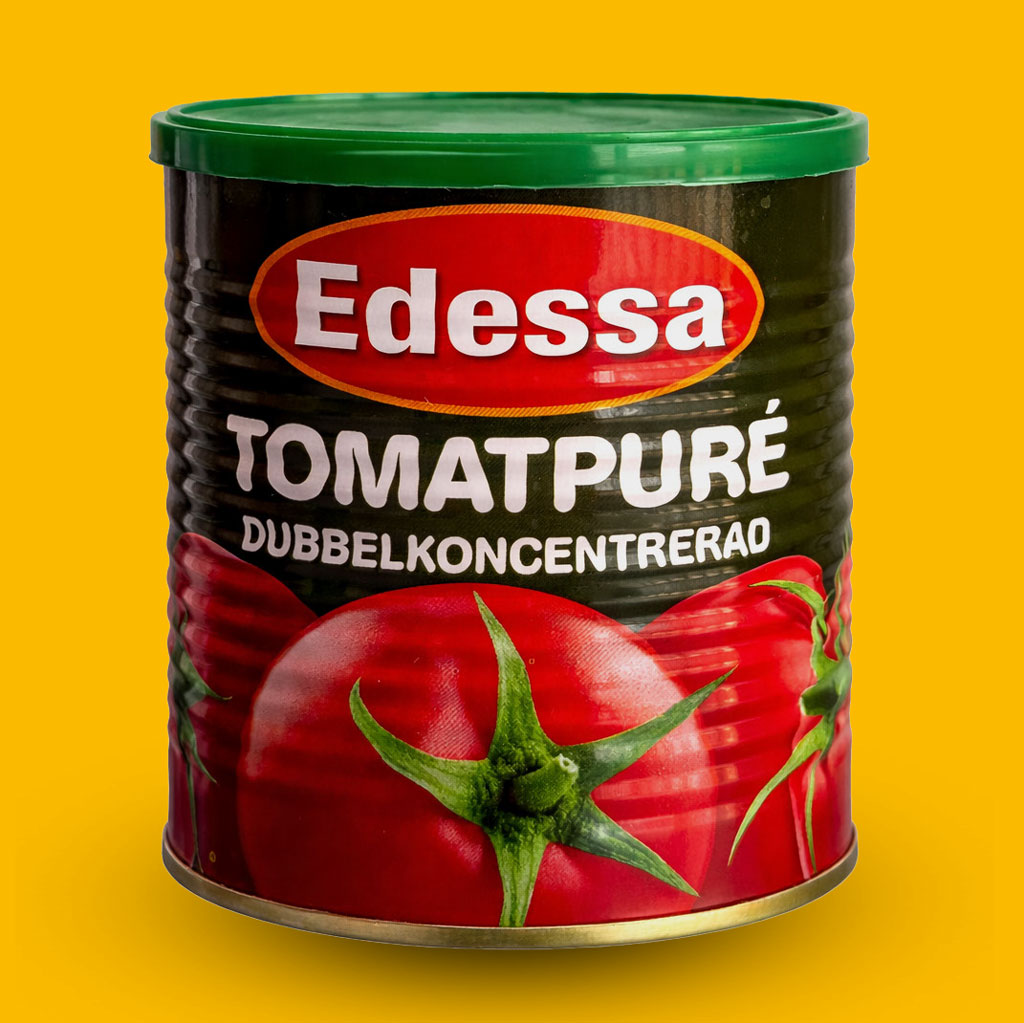 Edessa domates salçası, 800 g konserve kutu