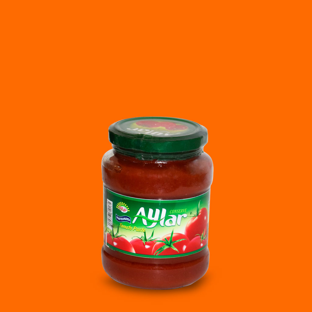 Aylar tomato paste, 400 g glass jar