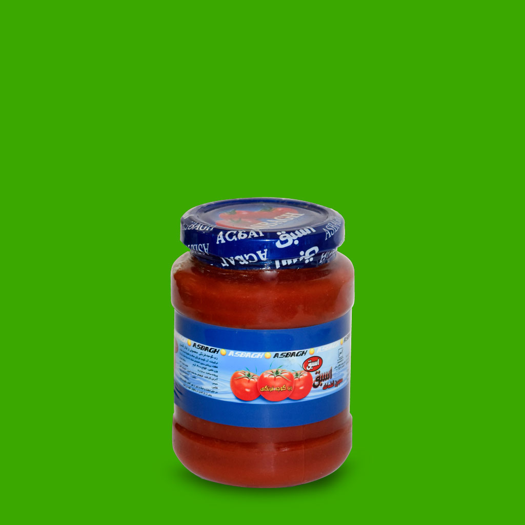 رب گوجه فرنگی اسبق شیشه‌ای 400 گرمی